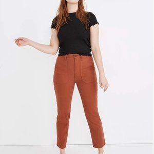 Madewell curvy tencel fatigue pants curvy Lyocell